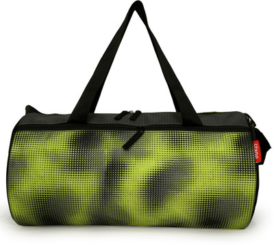 

sfane Printed Green & Grey Sports Duffel Men & Women Gym Bag(Grey)