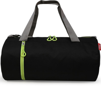 

sfane Trendy Men & Women Black Sports Duffel Gym Bag(Black, Green)