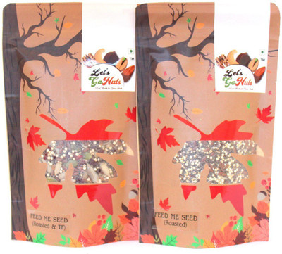 

Let's GoNuts Roasted Flax Seeds, Chia Seeds, Pumpkin Seeds, Quinoa Seeds, Sunflower Seeds(1300 g, Pack of 2)