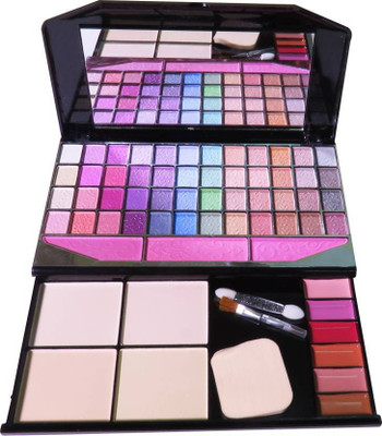 

TYA T Y A Make-UP Kit With 48 Eye shadow 4 Compact And 6 Lip Color And 3 Blusher 70 g (Multicolor) 70 g(MultiColour)