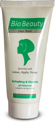 

BioBeauty 100% Natural and Lemon,Apple,Honey Refreshing&Glowing ph Balanced Suitable For All Type Skin 2pc Face Wash(120 g)