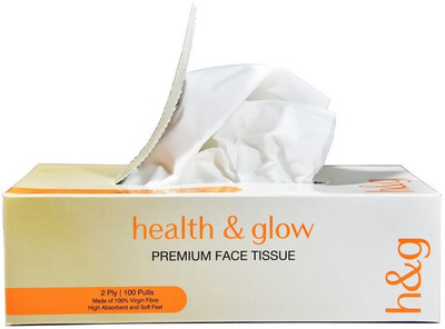 

Health & Glow Premium Face Tissue 100 Pulls(Pack of 200)