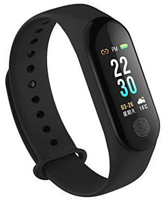 

BUY SURETY Bluetooth Waterproof Multi-Sport Mode Heart Rate Monitor M3 Smart Band Fitness Band(Black, Pack of 1)