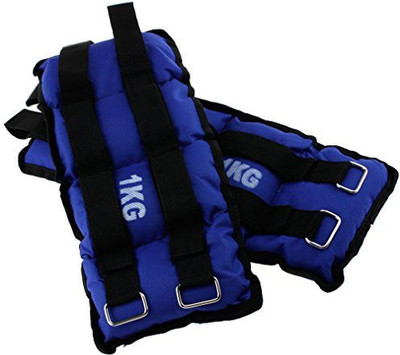 

ROYAL GYM BEST QUALITY ANKLE WEIGHT FOR WRIST & LEGS 1KG EACH Blue (2 kg) Blue Ankle & Wrist Weight(2 kg)