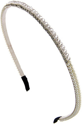 

Anuradha Art Jewellery Hair Bealt Head Band(White)