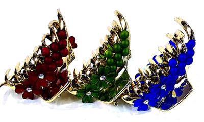 

Proplady Wedding Collection (Pack of 3, L Size) Stylish Rhinestone & Pearl Stud Hair Clip, Butterfly Clutch, Claws Clip for Girls & Women Hair Clip, Hair Claw, Back Pin, Bun Clip, Banana Clip, Hair Pin(Multicolor)