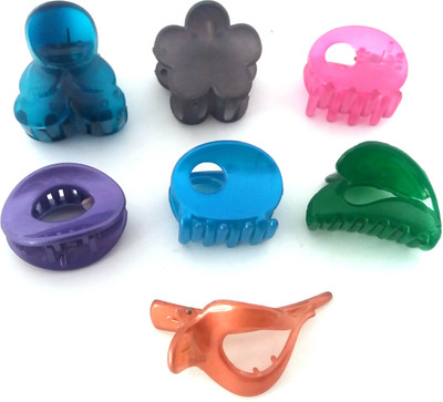 

Fashionable SET OF 7 SMALL BEAUTIFUL Hair Claw(Multicolor)