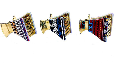 

Proplady Designer Tribal Print (Pack of 3,M Size) Hair Clip, Butterfly Clutch, Claws Clip|Latest Hair Accessories for Girls & Women Hair Clip, Hair Claw, Bun Clip, Back Pin, Banana Clip, Hair Pin(Multicolor)