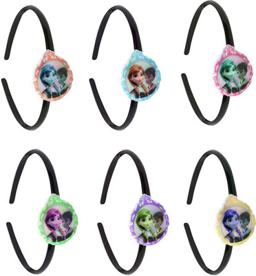 

PELO Beautiful Barbie Hair Band For baby Girl For Party And casual wear, Black , Set Of 6, pack of 1 Hair Band Hair Band(Multicolor)