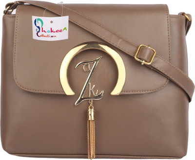 

Shokeen Collection Sling Bag(Brown)