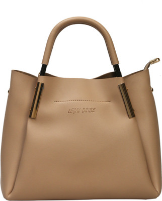 

Legal Bribe Hand-held Bag(Beige)