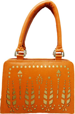 

landloper Hand-held Bag(Tan, Gold), Gold;tan