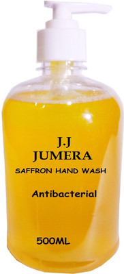 

J.J JUMERA Antibacterial SAFFRON Hand Wash 500ML(500 ml, Pump Dispenser)