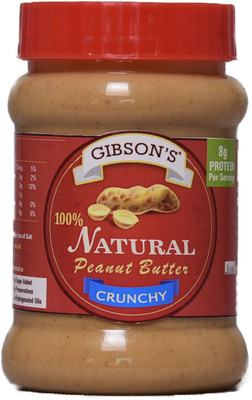

GIBSON'S 100% NATURAL PEANUT BUTTER CRUNCHY 200 g