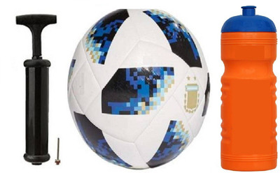 

Nice StarTel Blue WC 2018 Football + ECN Sipper+Air Pump Kit Football Kit