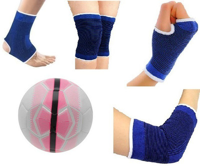 

Ps PINK MURCURY FOOTBALL WITH NEE,ANKLE,PALM,ELBOW COMBO(KIT) FOOTBALL SIZE 5 Football Kit