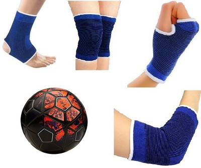 

Ps CR7 RED/BLACK FOOTBALL WITH NEE,ANKLE,PALM,ELBOW COMBO(KIT) FOOTBALL SIZE 5 Football Kit