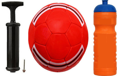 

Nice MUFC Red Football + ECN Sipper+Air Pump Kit Football Kit