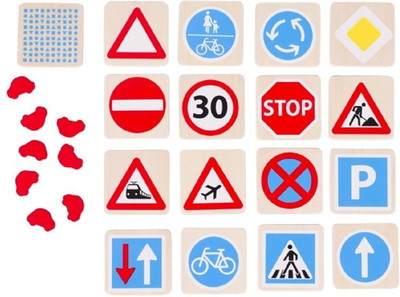 

Goki Memory Game, Traffic Signs(Multicolor)