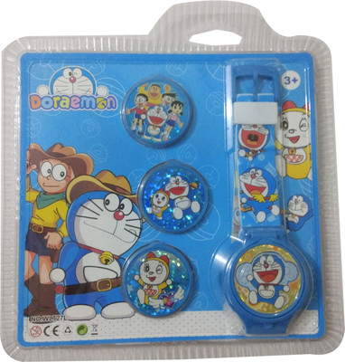 

lifestylesection character change doraemon normal watch for kids(Multicolor)