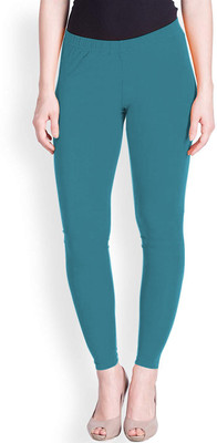 LUX LYRA Ankle Length  Ethnic Wear Legging(Blue, Solid)