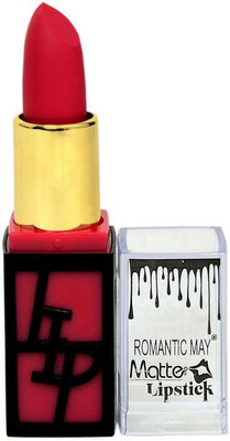 

ROMANTIC MAY Long Lasting Lipstick Moisturizing Pigment Cream Lip Stick Women Lip Beauty Cosmetic Tool(Red)