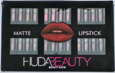 

Huda Beauty 24 SHADES MULTICOLOR MATTE WATERPROOF LONG LASTING LIPSTICK(MULTICOLOR)