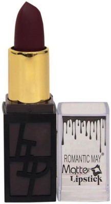 

ROMANTIC MAY Long Lasting Lipstick Moisturizing Pigment Cream Lip Stick Women Lip Beauty Cosmetic Tool(Wine Purple)