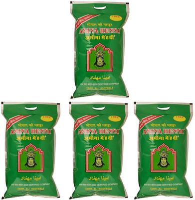 

Amina herbal heena green 4000gm ( pack of 4 ) 1000 each packet Natural Mehendi(Pack of 4)