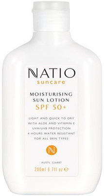 

Natio Moisturising Sun Lotion SPF 50+(200 ml)