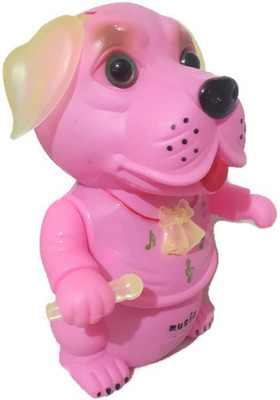 

K&P Collection Dancing Dog With Soft Music and Dazzling lights(Pink)