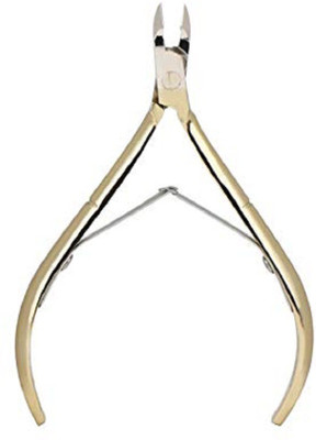 

Cubern Stainless Steel Cuticle /Nail Cutter Clippers For Thick Nails With Double Springs 1/4 Jaw With Cover,4Inch