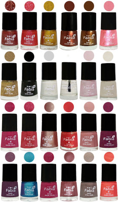 

Fabia Nail Polish (M117) Jerry Wine-Jerry Pink-Jerry Golden-Light Jerry Coffee-Dark Golden-Jerry Peach-Light Golden-Black-White-Top Coat-Lychee-Light Cream-Magenta-Shock Pink Light-Light Nude-Red Orange-Shrimp Pastell-Cherry Blossom-Light Jam-Denim-Hot Ma