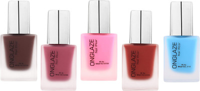 

Onglaze Nail Wear Pack Of 5 (Maroon+Pink+Red+LightPink+Blue) ONC61636469M(Pack of 5)