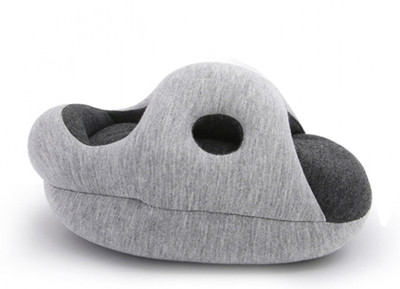 

Krauss Nap Pillow for Table, Desk, Flight, Train, Bus etc. (Pillow to Rest Your Head) Neck Pillow(Grey)