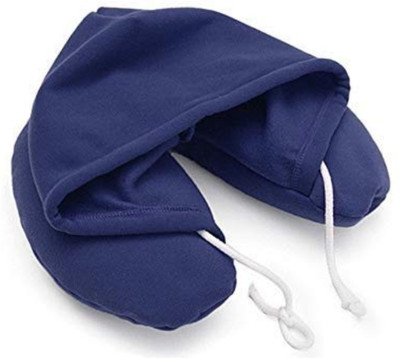 

Smartcraft Neck Travel Pillow with Hoodie - U Shaped Neck Pillow(Blue)