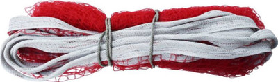 Netco Power Nylon Solid Quality 150 No Badminton Net(Red)
