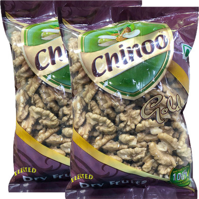 

Chinoo Premium California Walnuts giri 250 gm (Pack of 2) Walnuts(500 g, Pouch)