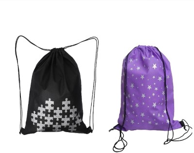 

Demoda Printed Party Bag(Purple, Black, Pack of 50)