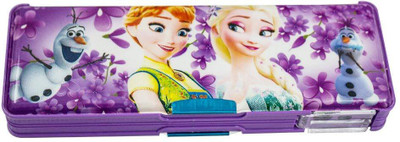 

Goyal Frozen Frozen Art Plastic Pencil Box(Set of 1, Purple)
