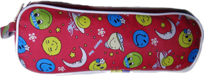 

Aayatouch star moon and star Art Artificial Leather Pencil Box(Set of 1, Red)