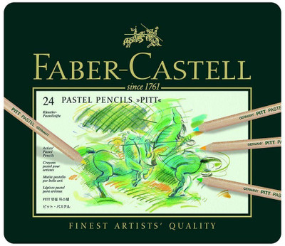 

Faber-Castell 24 Pastel pencils -Pitt pack of 1 Pencil(Set of 24, Grey)