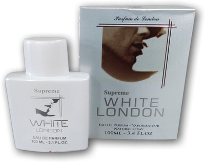 

supreme white london apparel perfume spray 100ml for men and women at promotional price Eau de Cologne - 100 ml(For Men & Women)