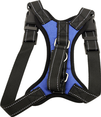 

SRI Front Range Dog Harness No-Pull Pet Harness Adjustable Outdoor Pet Vest Reflective Oxford Material Vest for Dogs Easy Control Dog Standard Harness(, Blue