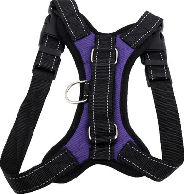 

SRI Front Range Dog Harness No-Pull Pet Harness Adjustable Outdoor Pet Vest Reflective Oxford Material Vest for Dogs Easy Control Dog Standard Harness(, Purple