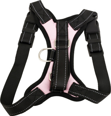 

SRI Front Range Dog Harness No-Pull Pet Harness Adjustable Outdoor Pet Vest Reflective Oxford Material Vest for Dogs Easy Control Dog Standard Harness(, Pink