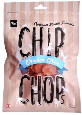 

Chip Chops Chicken Chips Coins, 70 g Pack of 7 Chicken Dog Treat(70 g, Pack of 7)