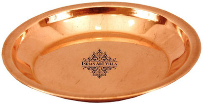 

IndianArtVilla Copper Pooja Thali No. 3 Copper(1 Pieces, Brown)