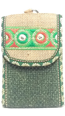 

Royal Collection Saree Mobile Pouch Mobile Pouch(Green)