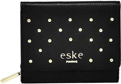 

Eske Adela Small Zip Around Wallet Pouch(Black)